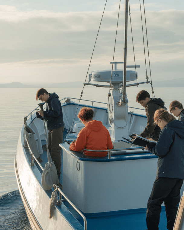 teens-science on boat cropped